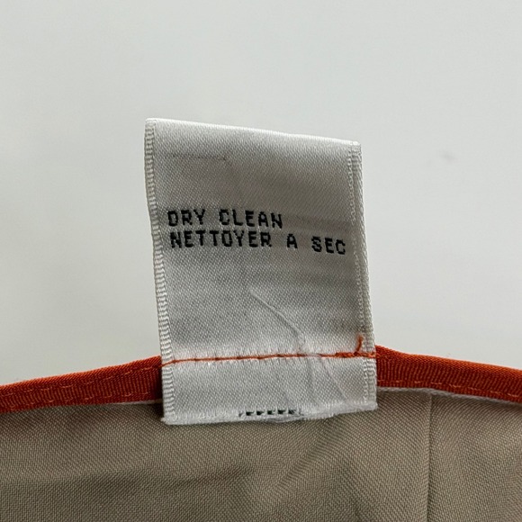 Talbots Womens Sz 10 Wool Blend Plaid Trousers Brown/Tan Stretch Dress Pants VTG - Picture 8 of 10